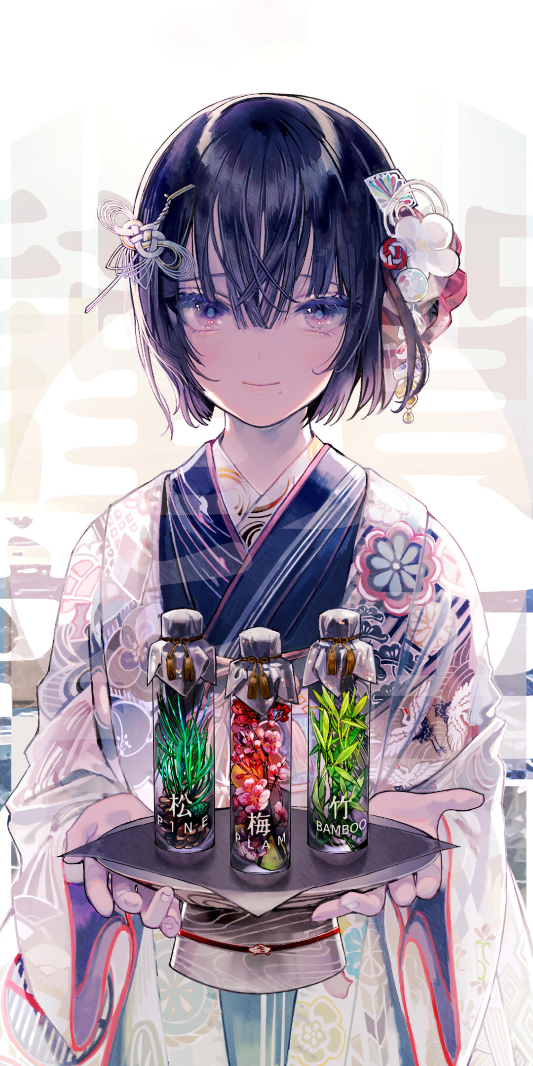 樱花深处藏伊人红唇碧瞳玉指纤纤采花予郎望郎携