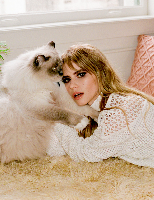 carlson young photographed by benjo arwas.