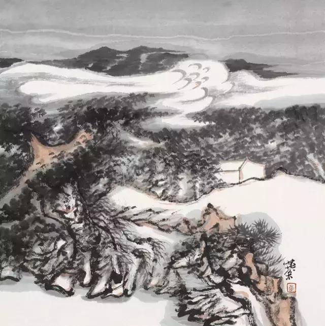 咫尺之间李晓松山水画小品集之一