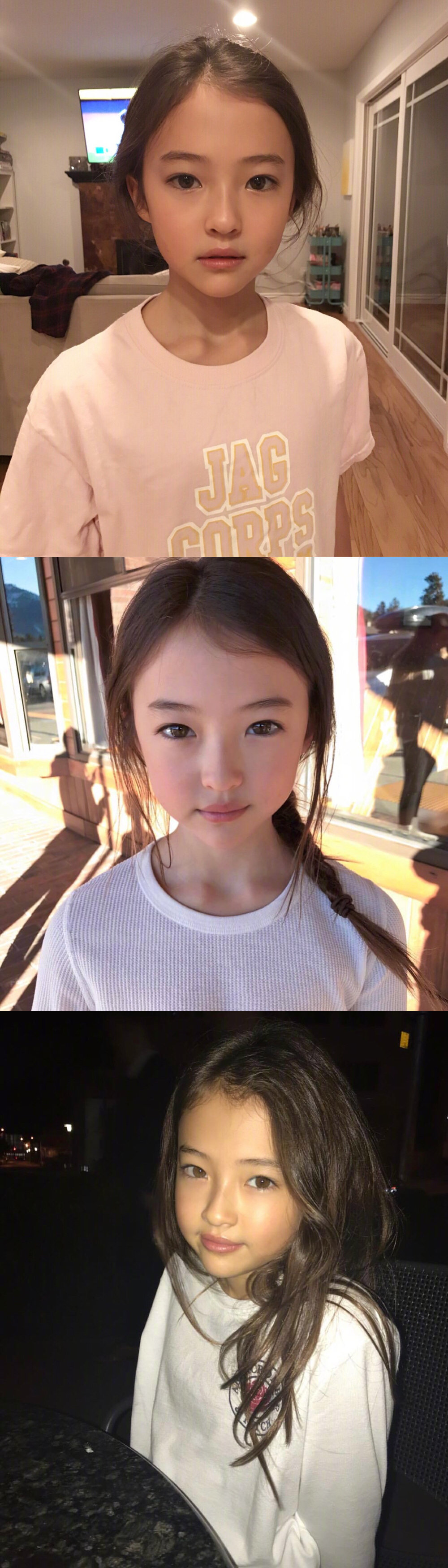 yg小模特 11岁的ella gross 混血萝莉 天生的超模脸啊