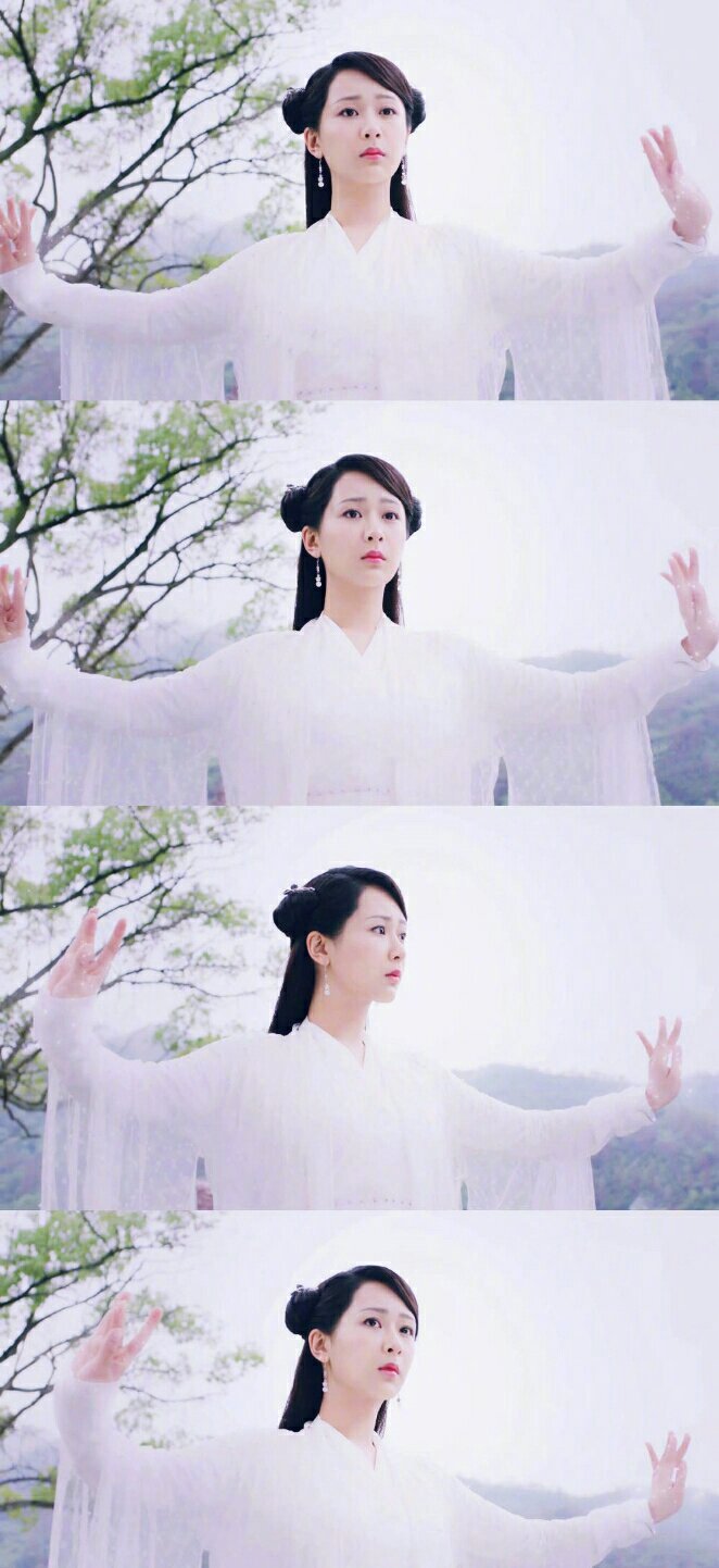 女明星白衣古装杨幂,刘亦菲,杨紫,迪丽热巴,杨颖angelababy,鞠