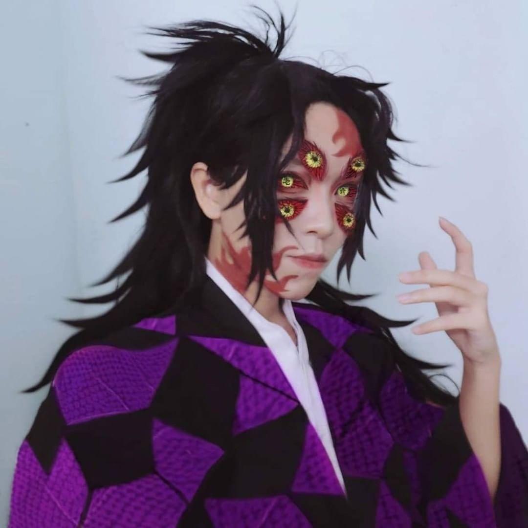 鬼灭之刃强大到令人战栗黑死牟cos感觉如何ins