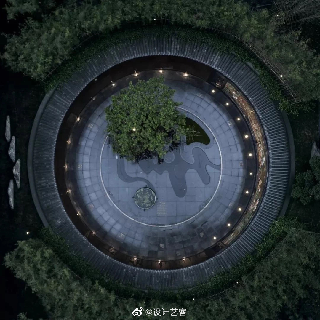 景观夜景，美到爆的总平面图视角…
