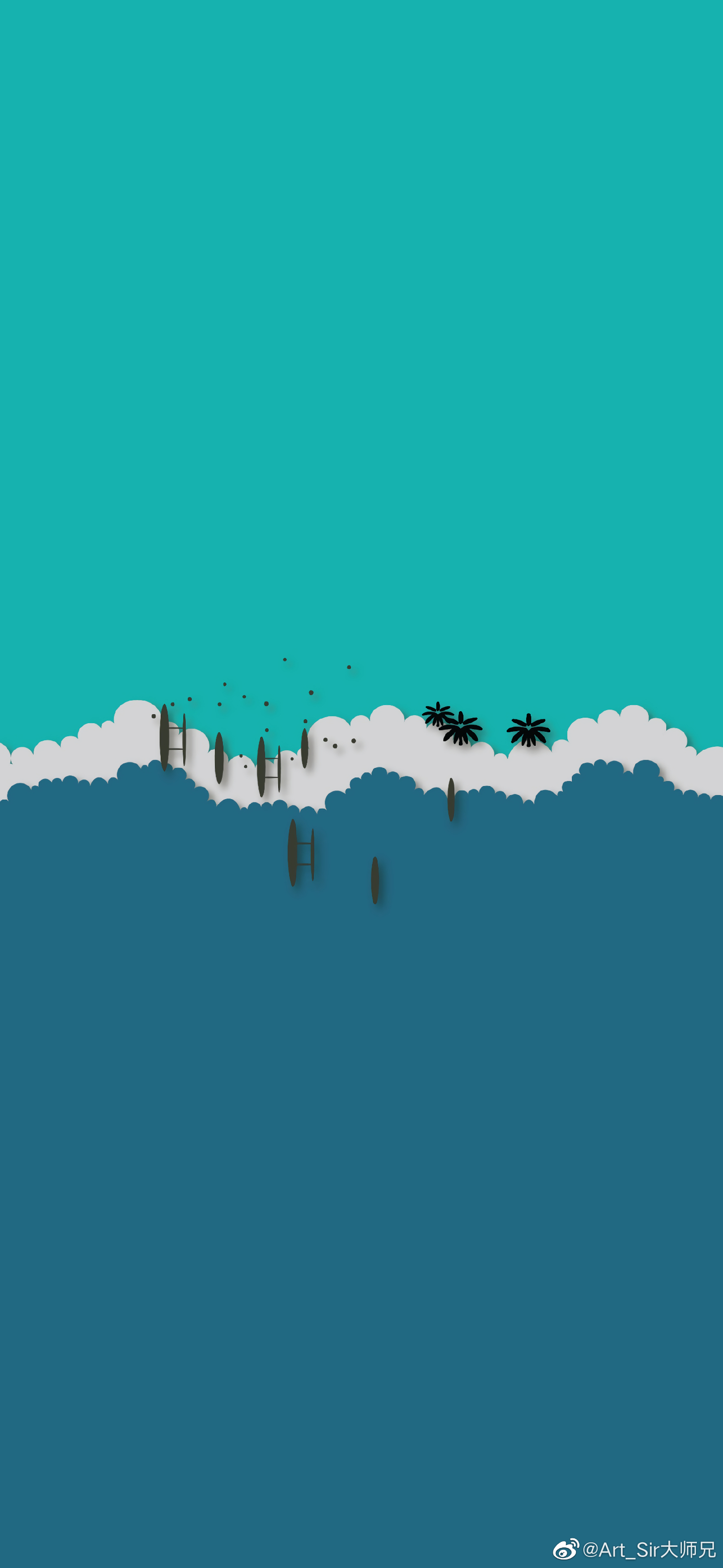 极简的插画twi:rindonesaro