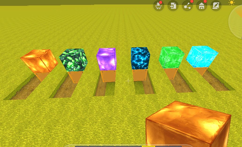 迷你世界会吐泡泡的彩色钻石情人节告白神器女神的最爱