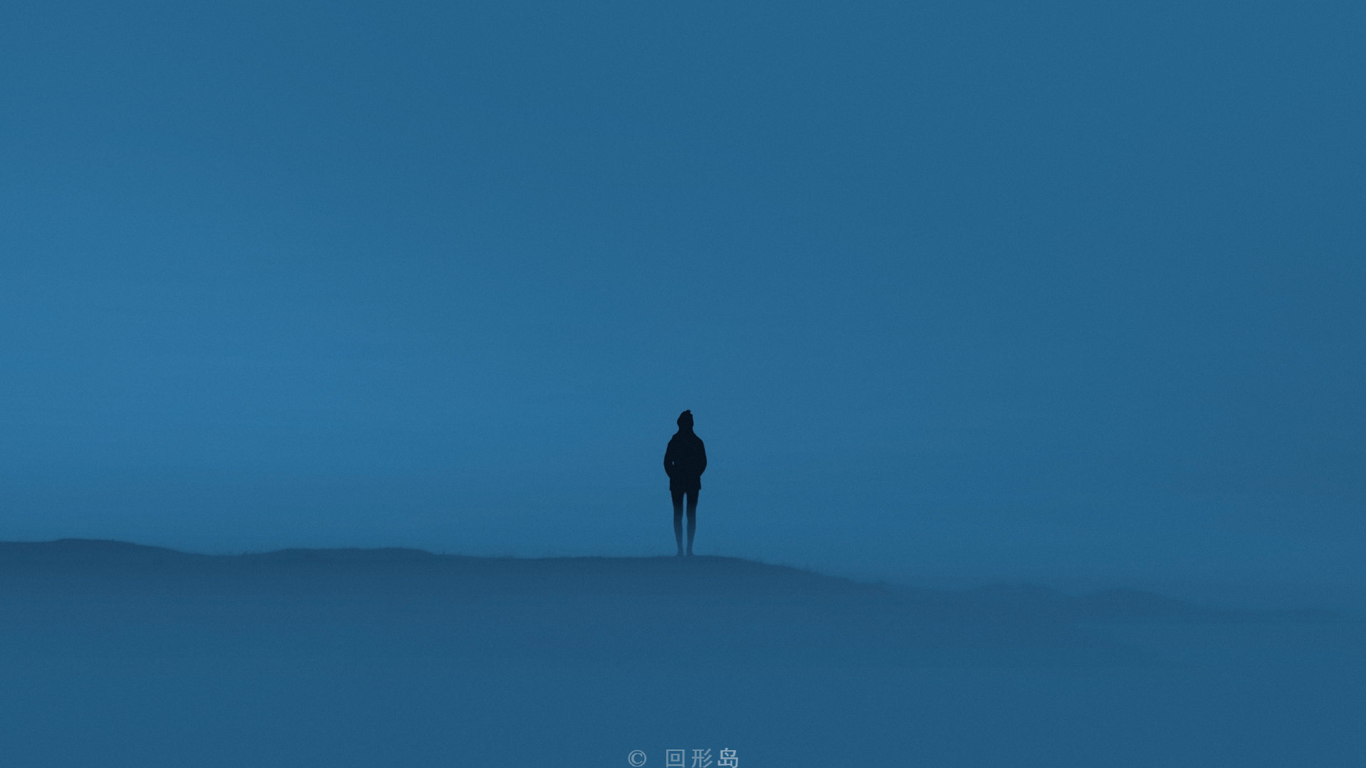 暮影,晚风.宽屏版壁纸. @回形岛
