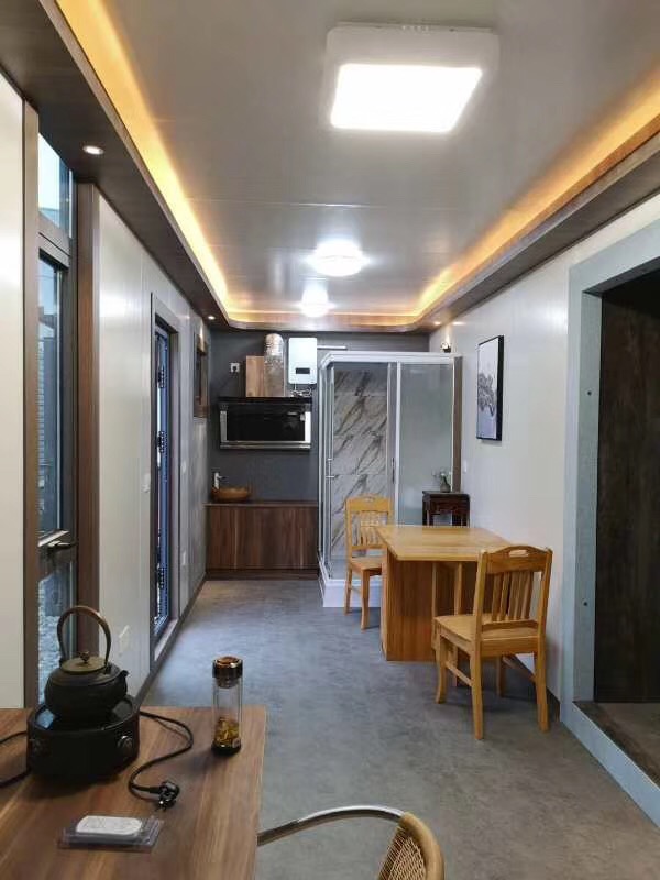 快装协会老刘发的照片 集装箱小屋 内装使用的全是快装材料 快装协会老刘发的照片 集装箱小屋 内装使用的全是快装材料