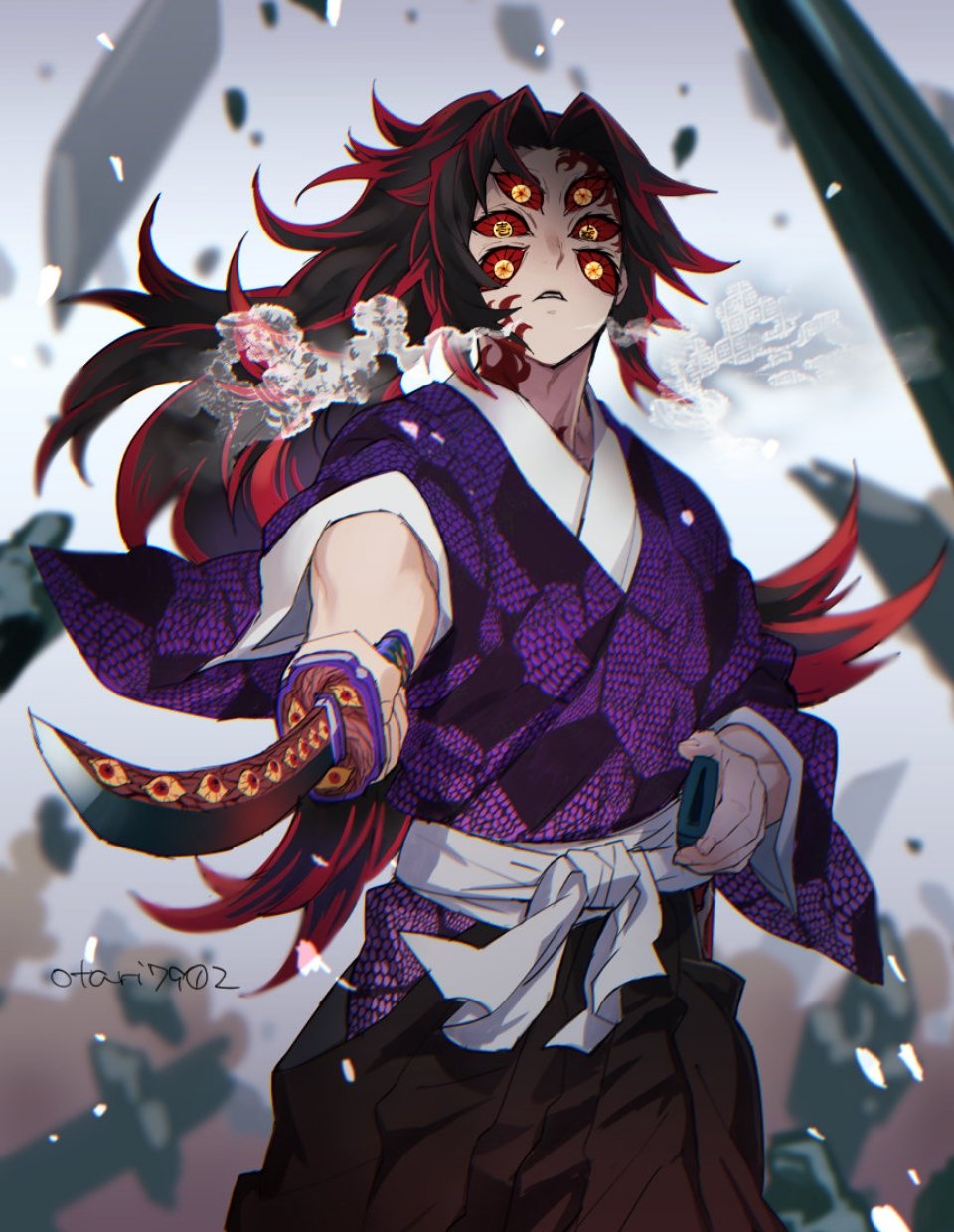 《鬼灭之刃》强大到令人战栗黑死牟cos……感觉如何(ins|鬼灭之刃|同人图|画师_新浪新闻