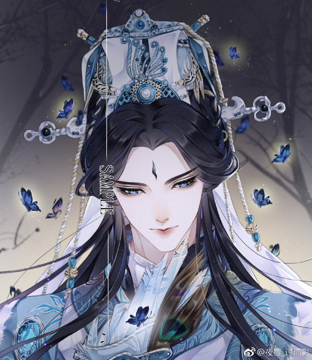 金光布袋戏头像,这也太好看了.图|@夜罹_过清影