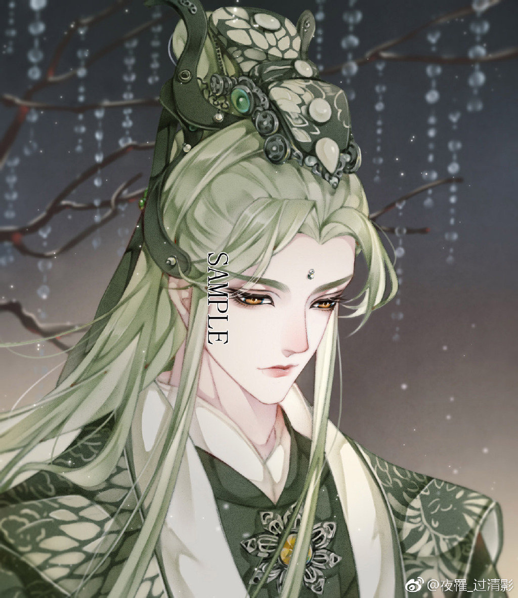 金光布袋戏头像，这也太好看了...图|@夜罹_过清影_新浪新闻