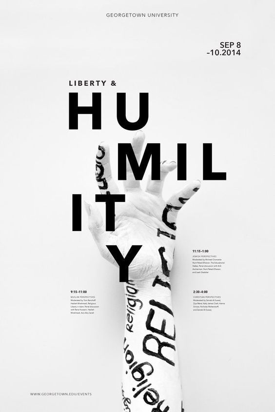 空气感版式海报设计