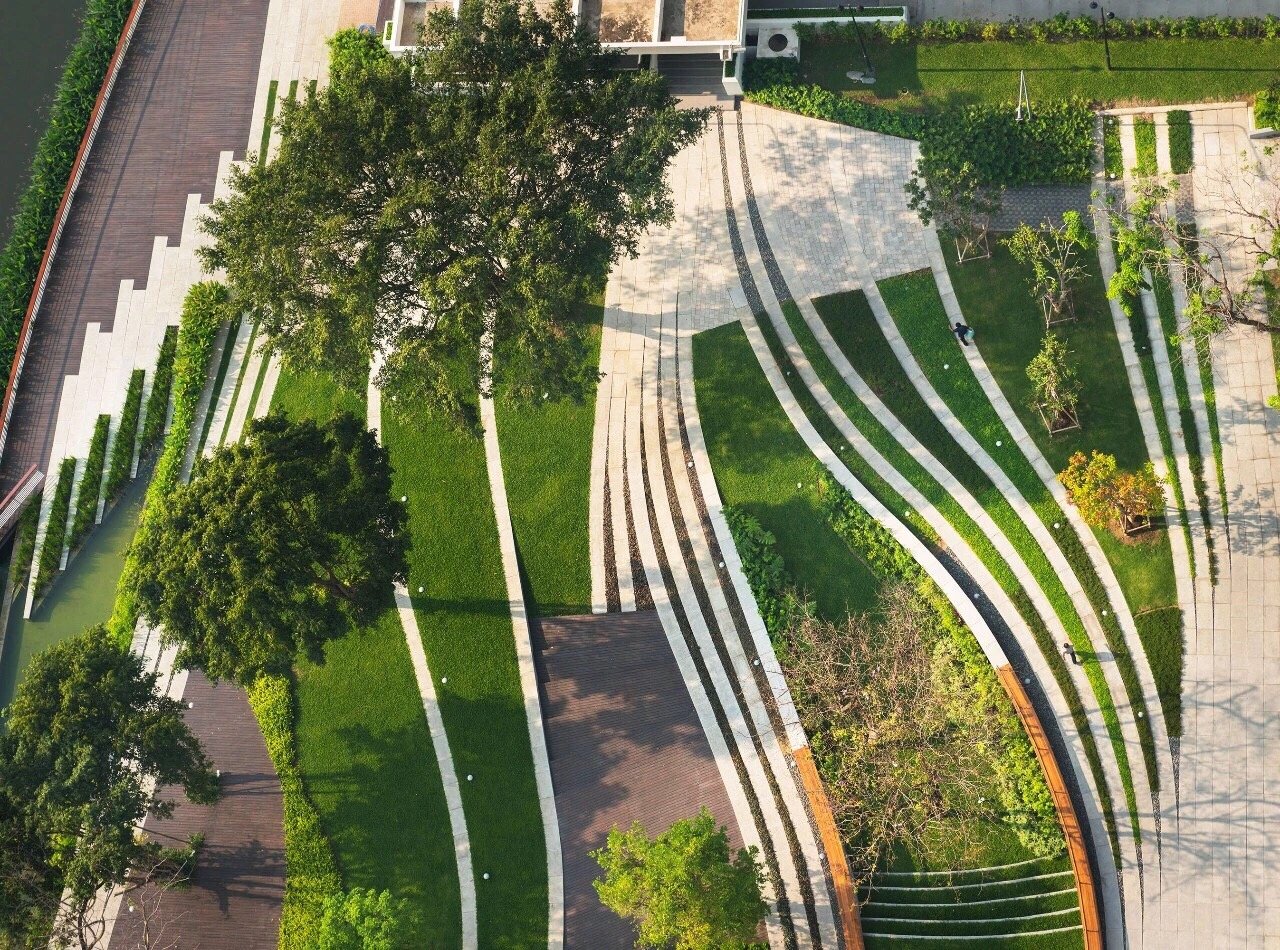 景观设计,曲线造景