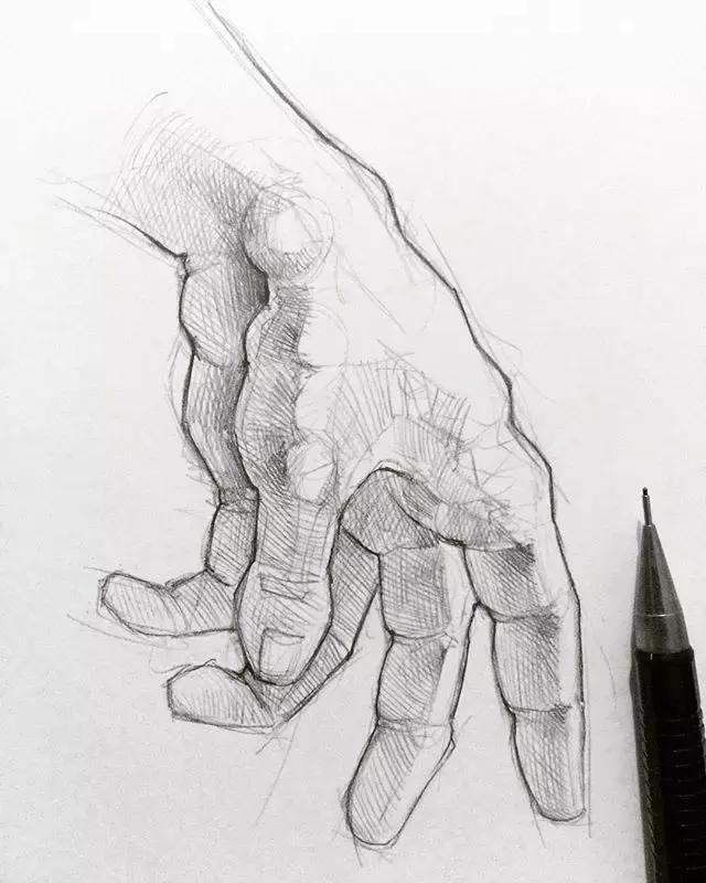 他的线条可以排的这么整齐细腻,简直厉害|线条|头发|素描_新浪新闻