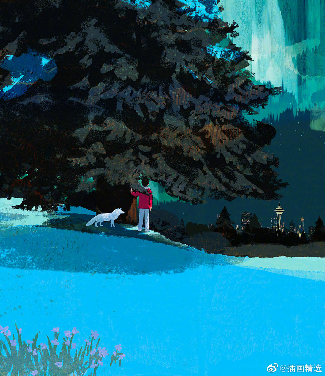 插画师tatsuro kiuchi的插画作品每次都充分的表达了画面的故事内容和