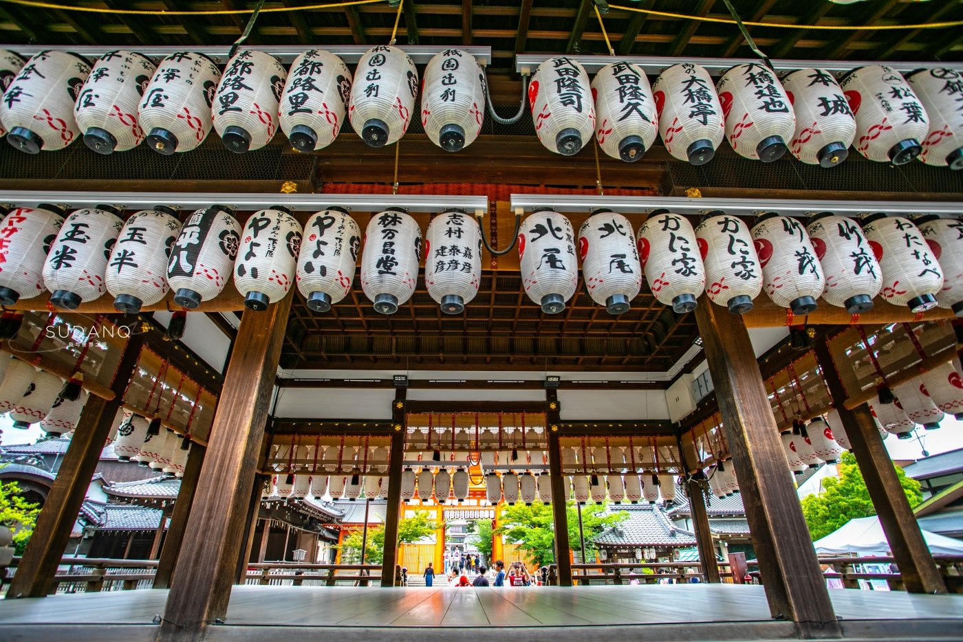 京都最古老的神社之一八坂神社日本指定的重要文化遗产