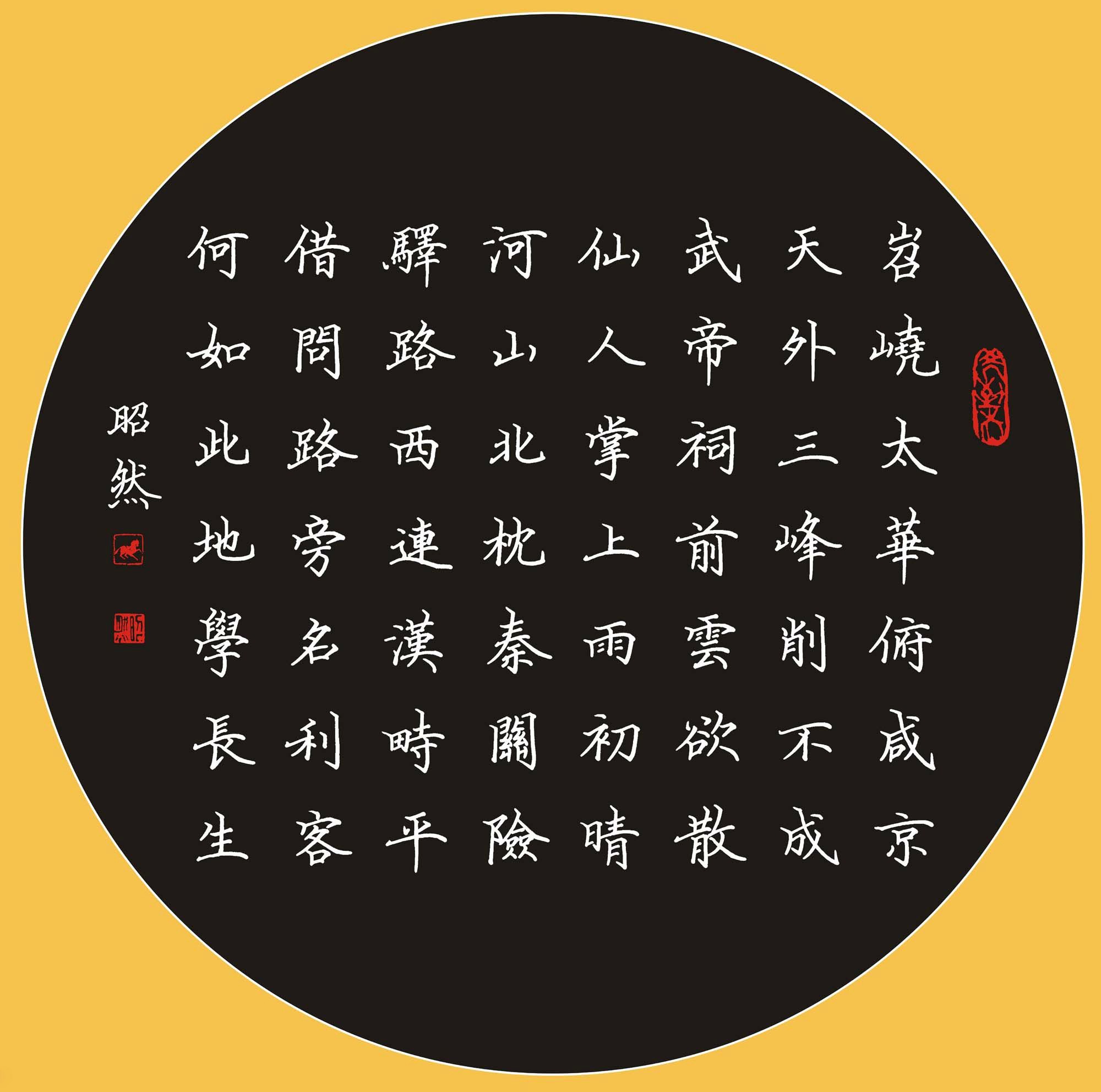 四川谢昭然硬笔书法作品欣赏