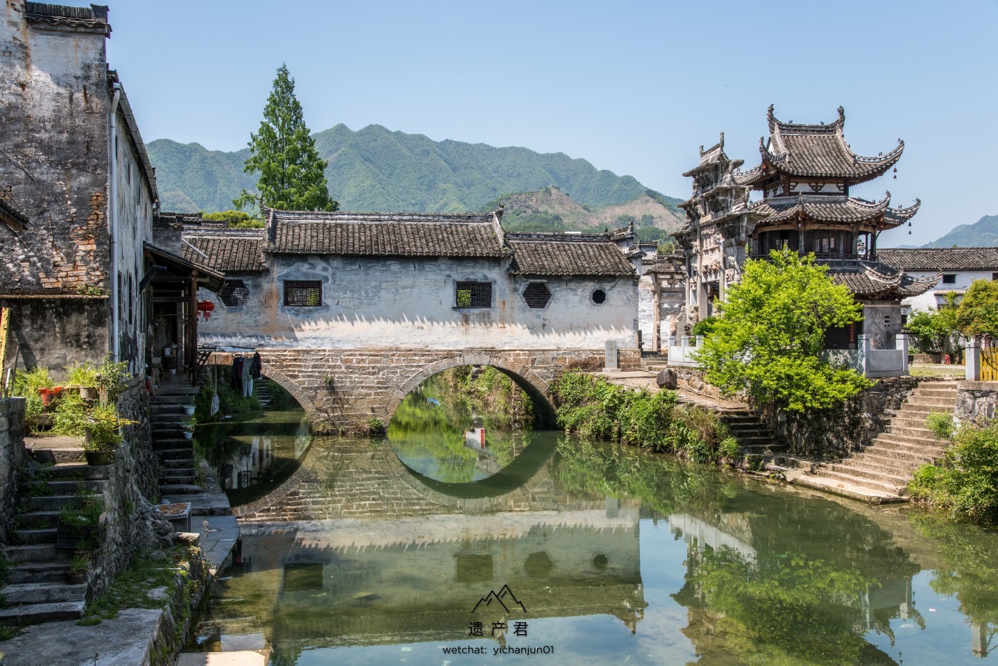 在安徽的歙县,文化气息满满的古村落——许村