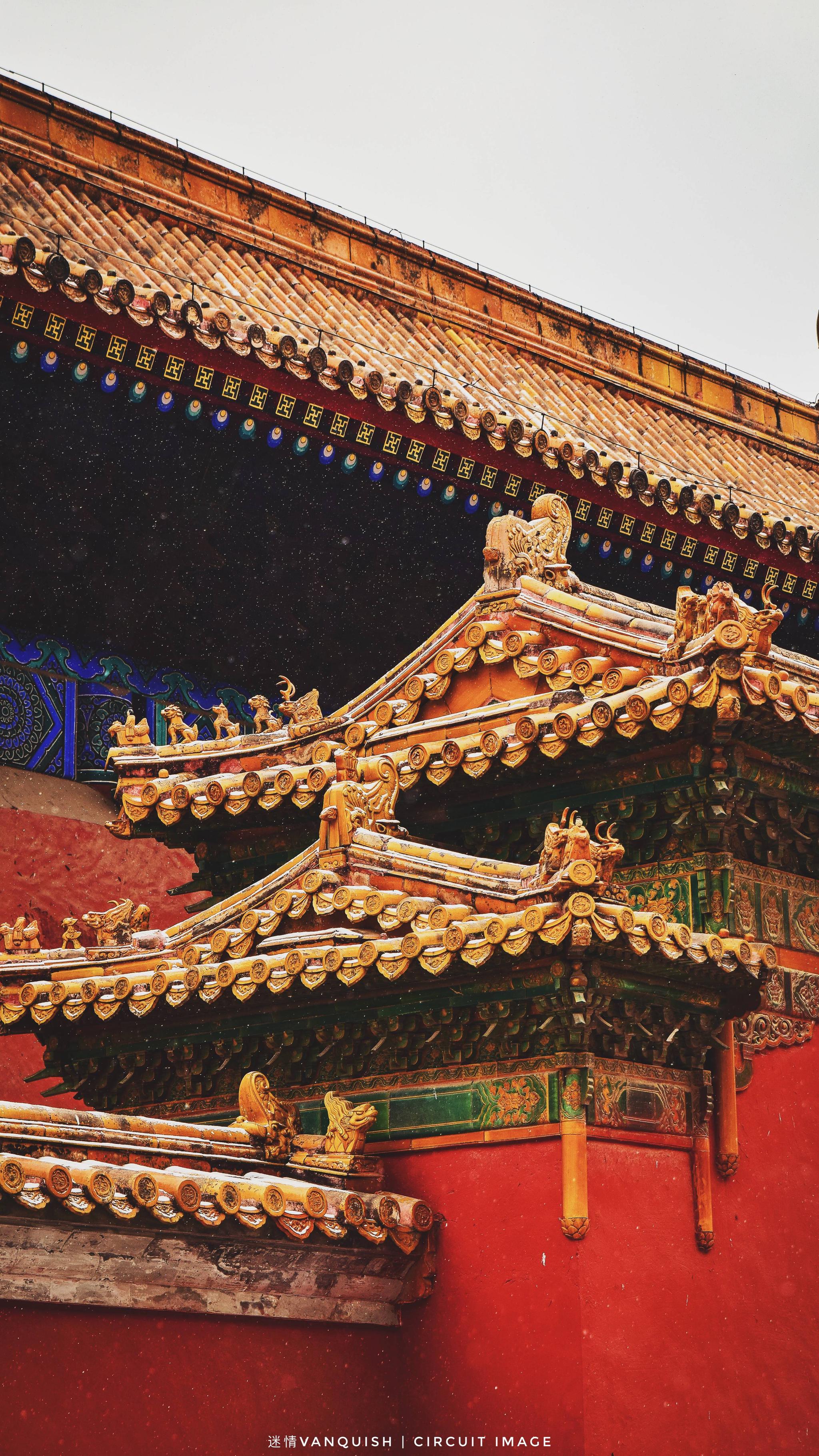 皑皑白雪装点庄重的皇家宗庙摄影:@迷情vanquish  「北京太庙·春雪」