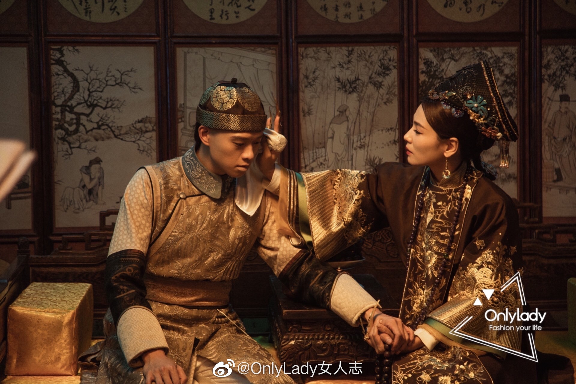 《遇见天坛》第五集中,@刘涛tamia 饰演一代贤后孝庄皇太后