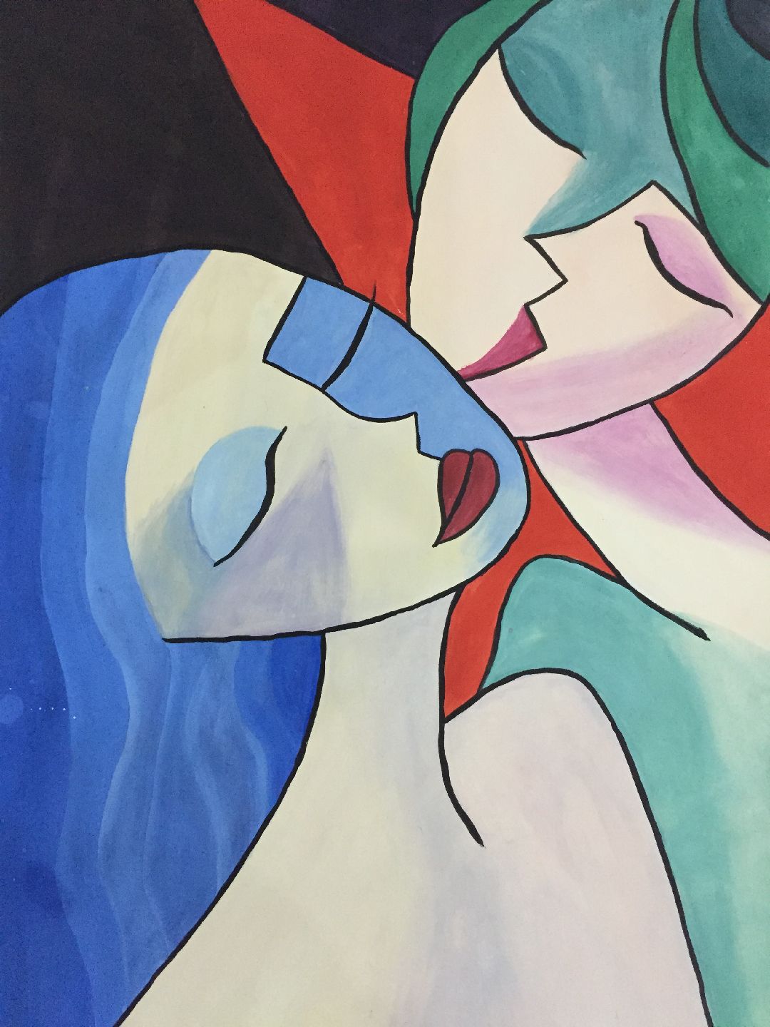 抽象画也不建议挂家里,看久了会使人心情觉得压抑,特别是如果精神不好