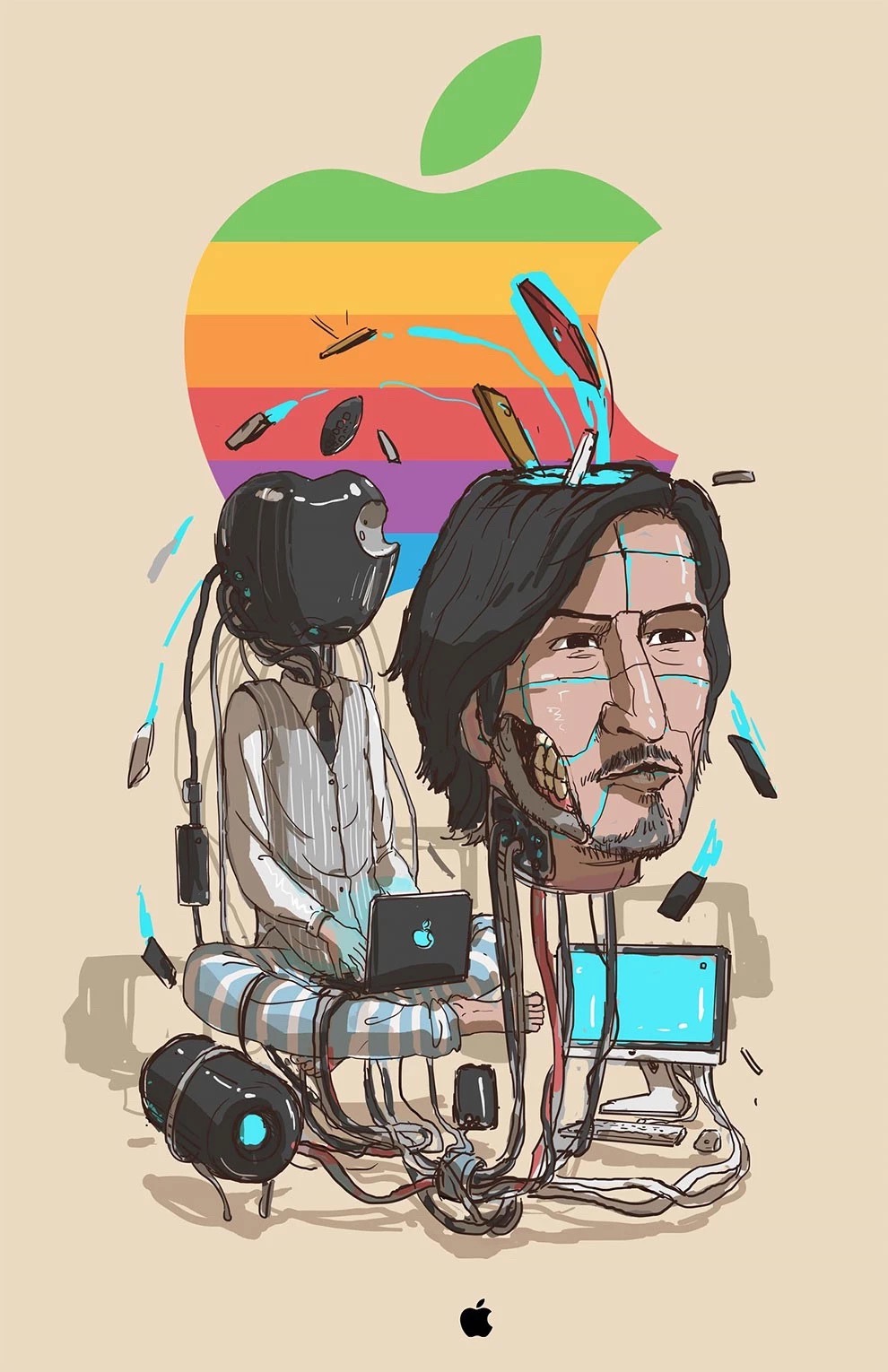 菲律宾插画师 joseph luna 以多个知名品牌为灵感