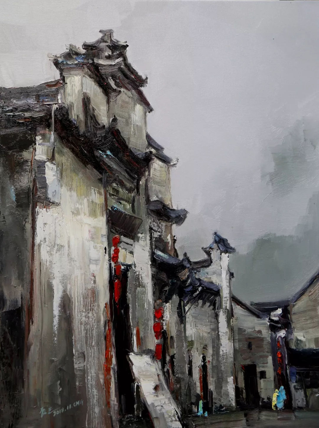 走近水乡走进徽州王辰光笔下的写意江南古村落