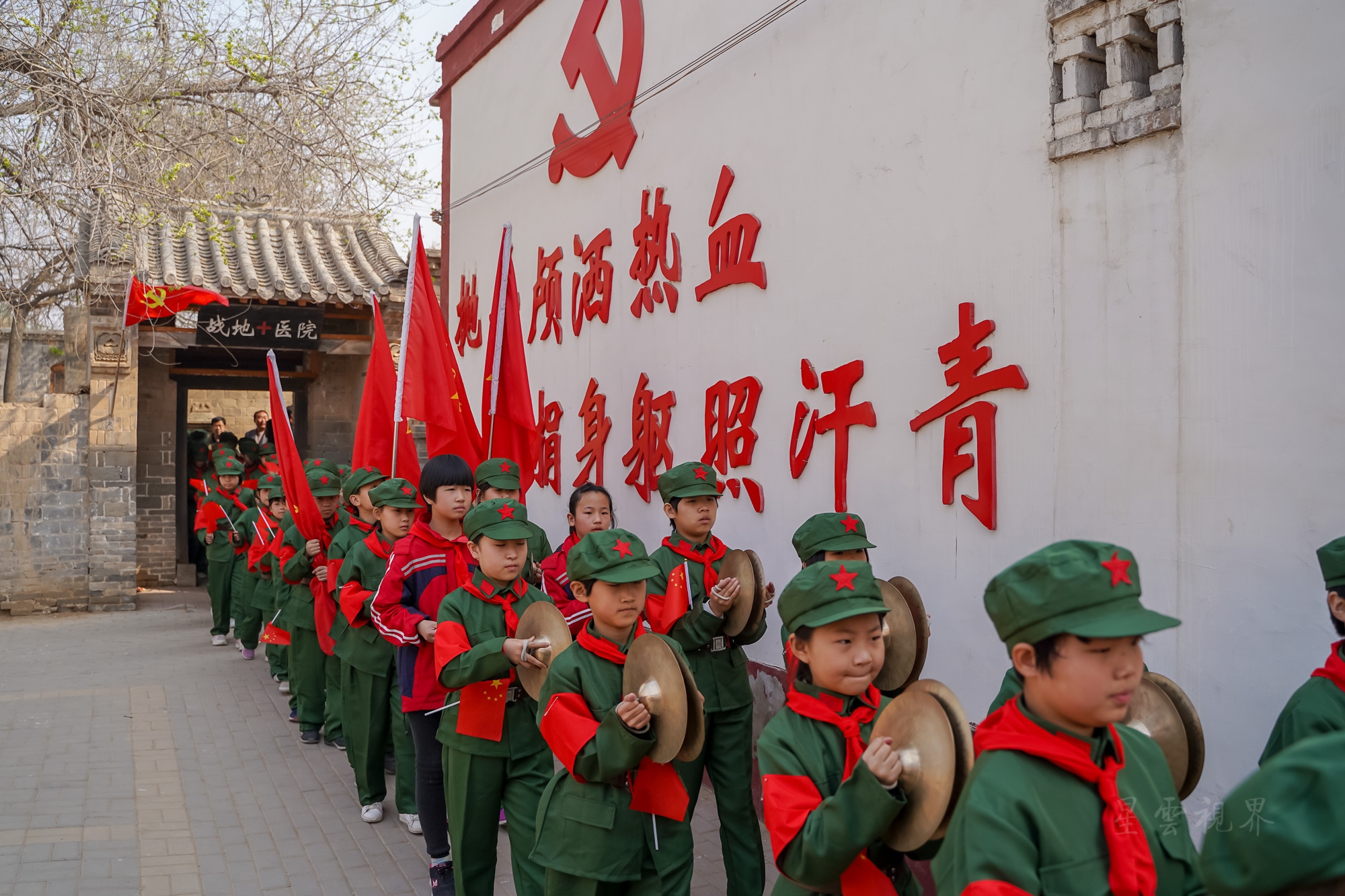 威县革命老区草楼村 清明祭奠英烈 红色研学行|宋任穷|草楼|学行_新浪