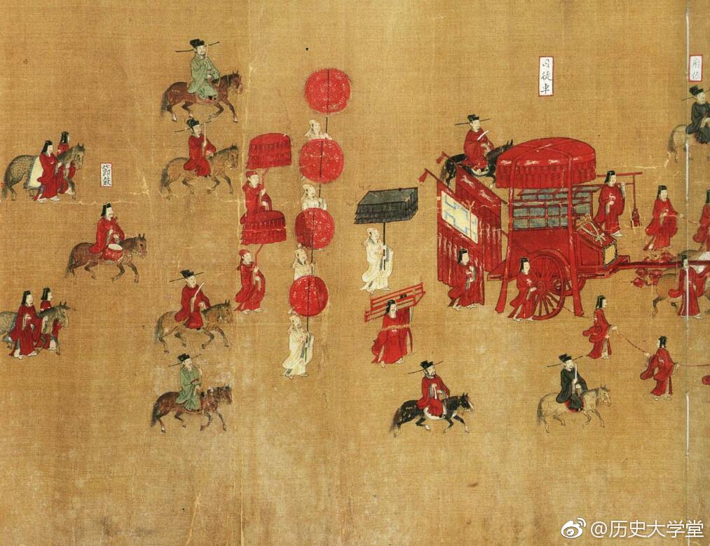 大驾卤簿图书卤簿指的是古代皇宫仪仗队