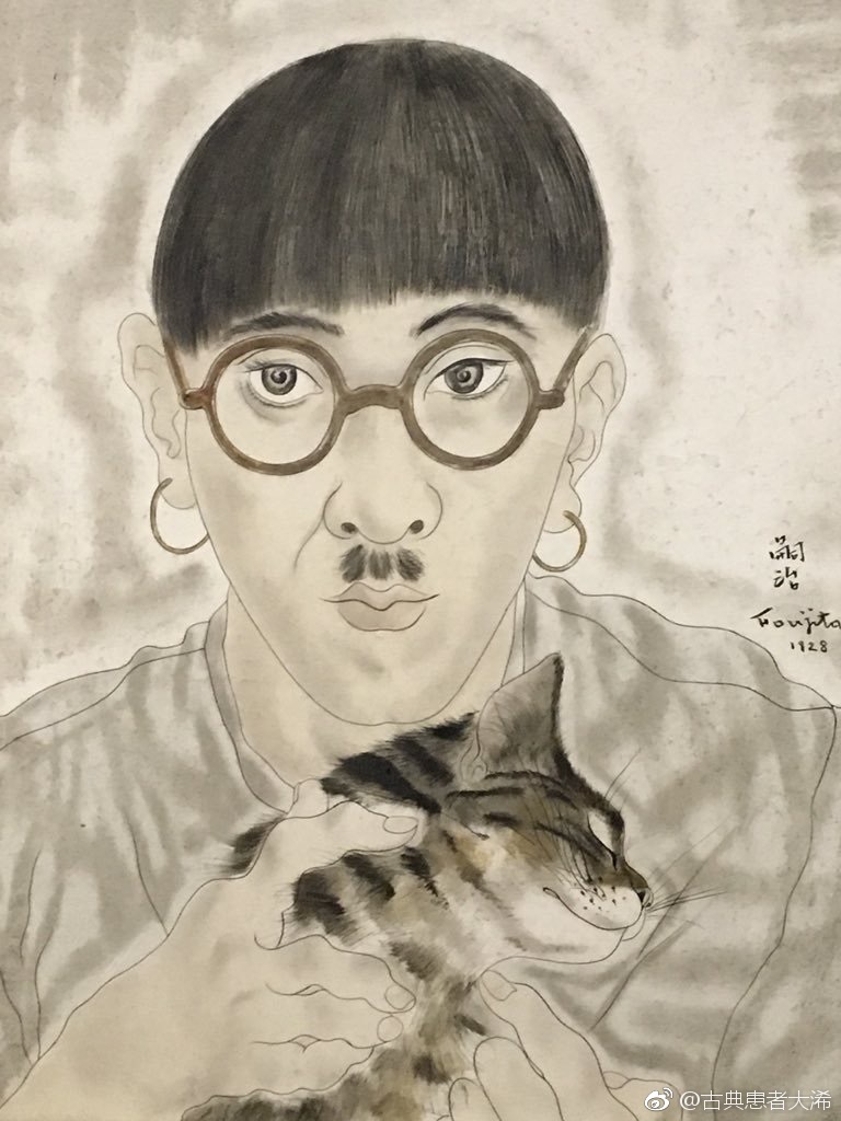 foujita|藤田嗣治|乳白色|画家_新浪新闻