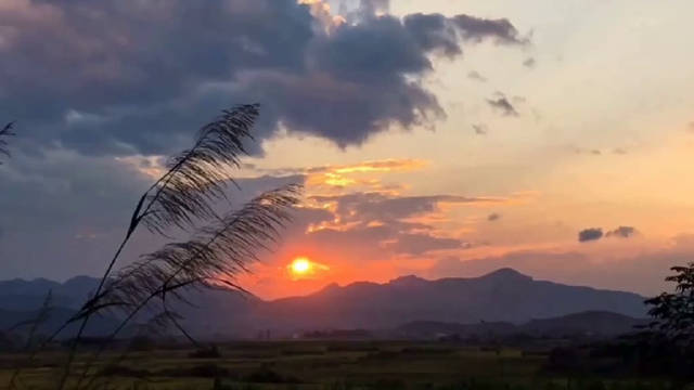 长亭外 古道边 芳草碧连天 晚风拂柳笛声残 夕阳山外山