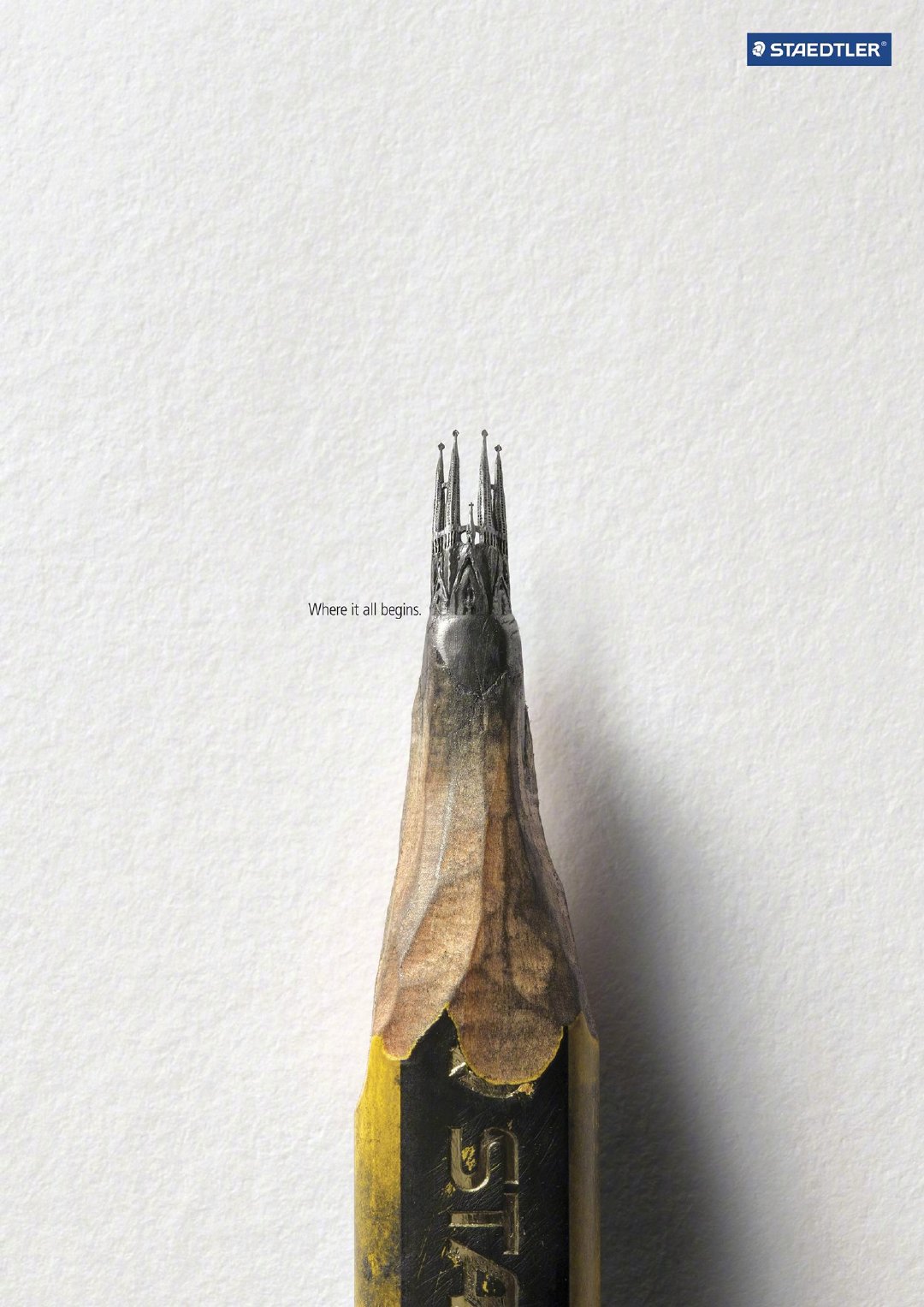 铅笔创意广告设计!虽然身处在数字化时代