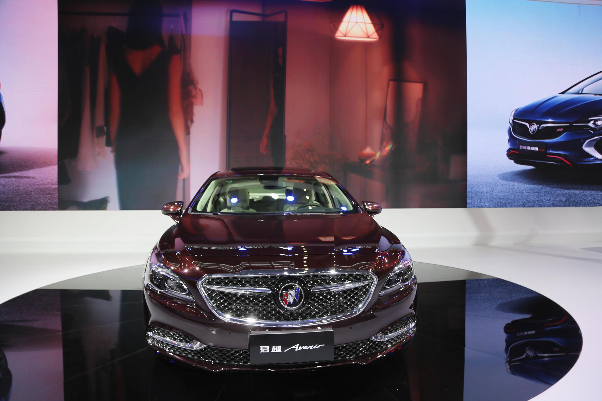 别克君越avenir30万级别中高级轿车车展实拍