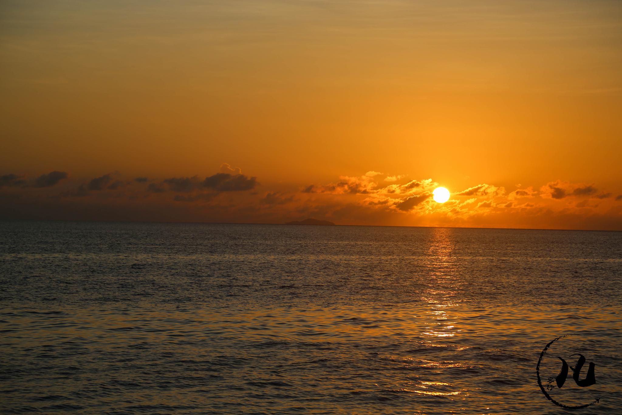 独自在诗巴丹海上观日出,这个炙手可热的度假村居然没有其他客人