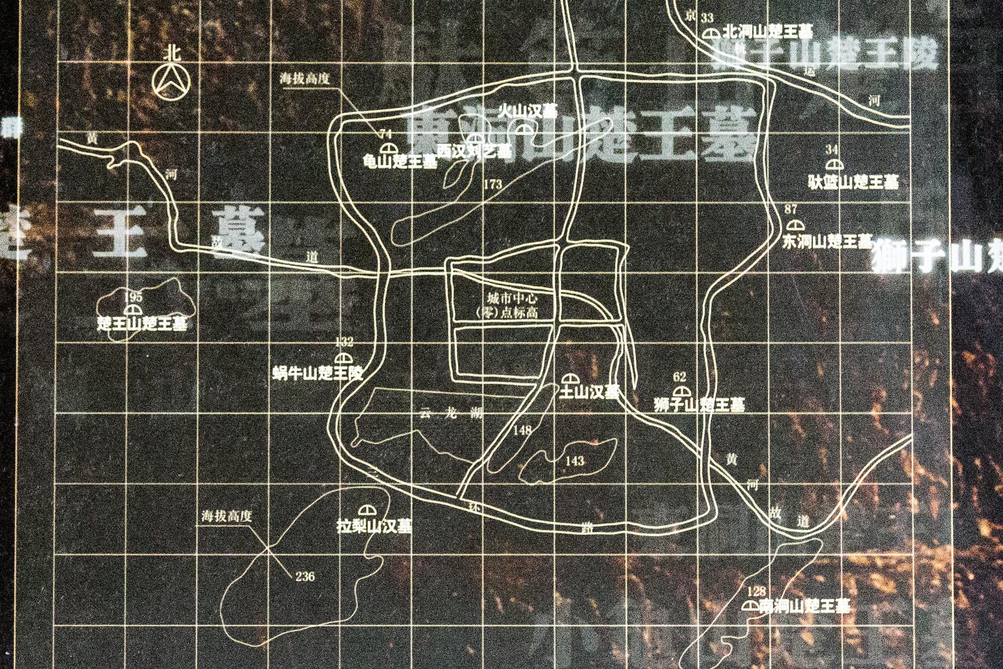 龟山汉墓路线图图片