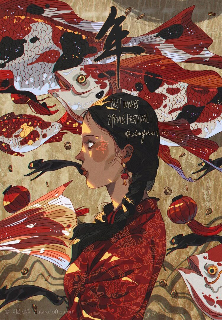 生活是艰难的，但要坚持下去插画家和概念艺术家 张惜（Xi Zhang）