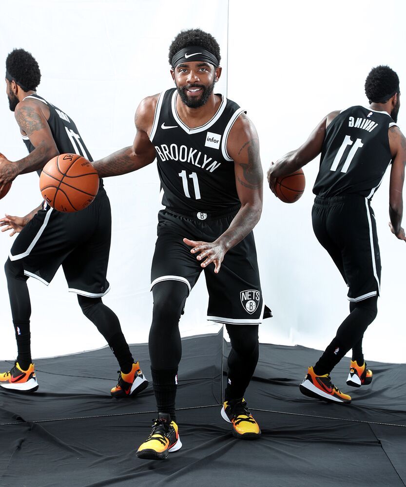 新的球衣,球鞋,篮网队新11号欧文新赛季定妆照!