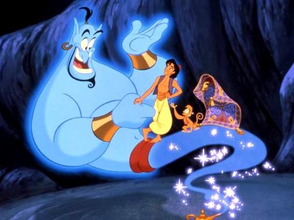 阿拉丁真人版威尔史密斯神灯精灵造型曝光网友不是蓝的