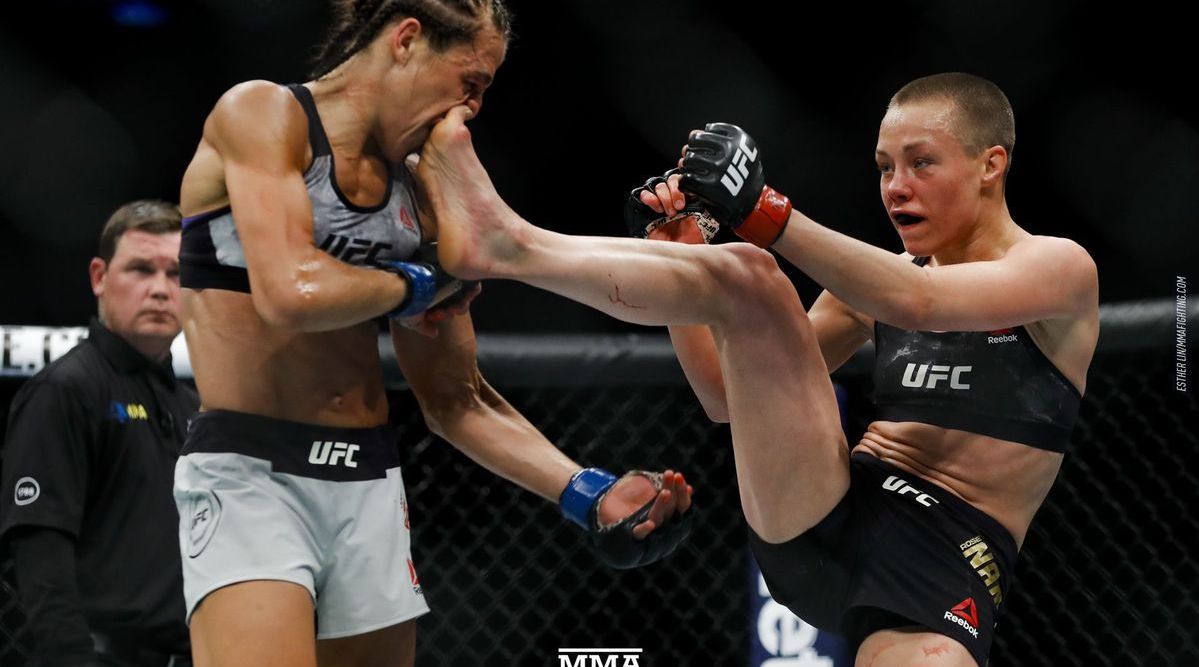 她是ufc铁笼中额玫瑰!罗斯·娜玛尤纳斯集锦,冷静杀手!