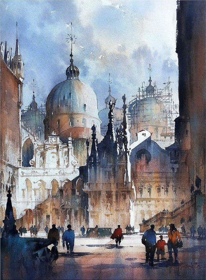 美国著名水彩画家 thomas w. schaller 绘画作品 | thomasschaller