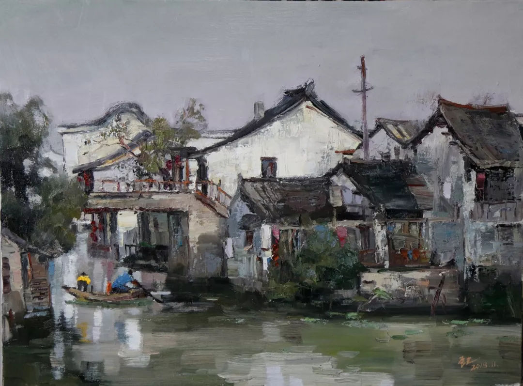 走近水乡走进徽州王辰光笔下的写意江南古村落