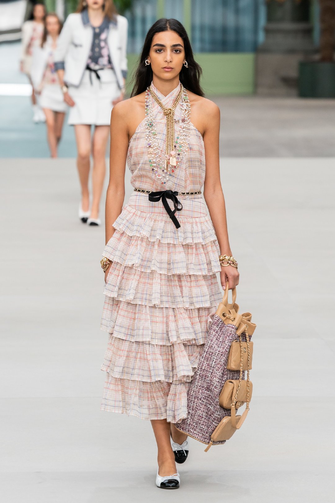 chanel resort 2020 各种裙子