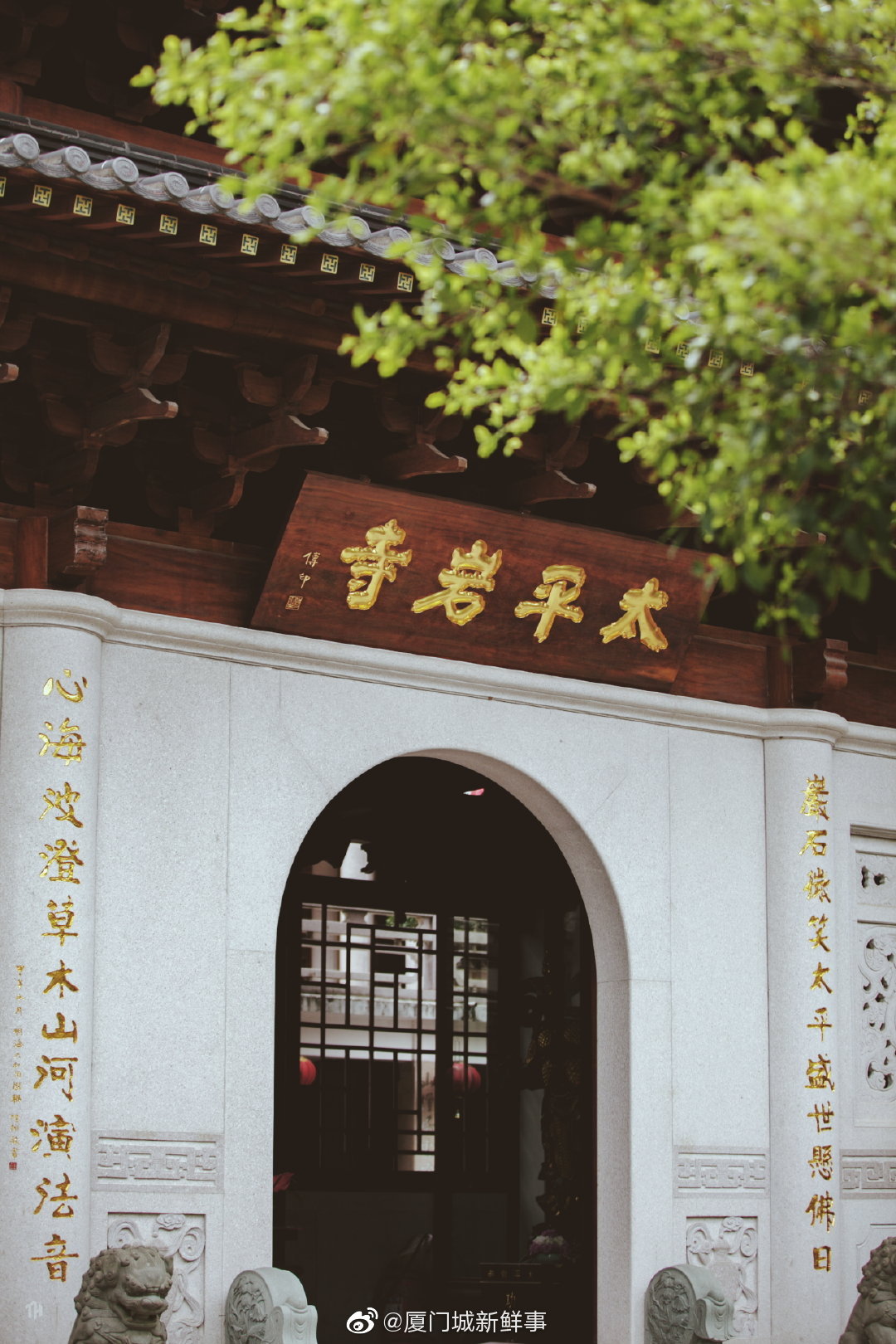 幽居在万石植物园的太平岩寺.(摄影/@遍地锦 )