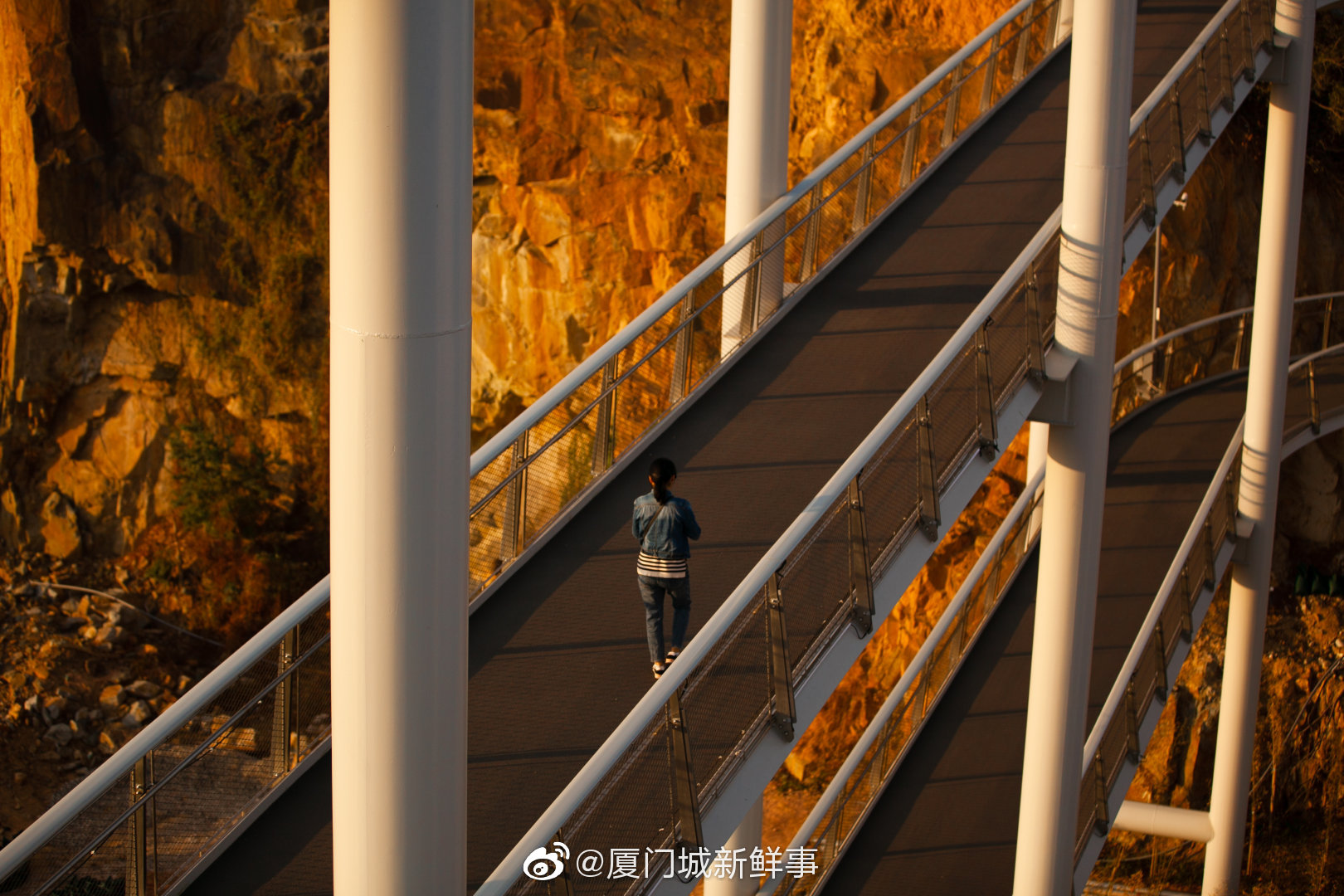 厦门山海健康步道,仙岳山段,清晨