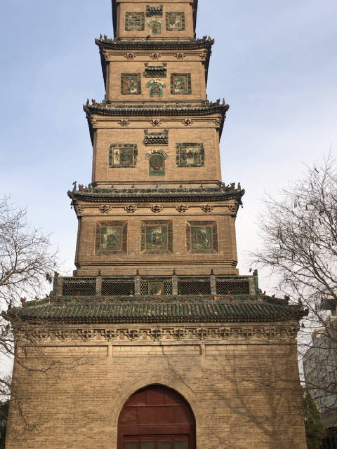 山西,临汾,大云寺,金顶宝塔.