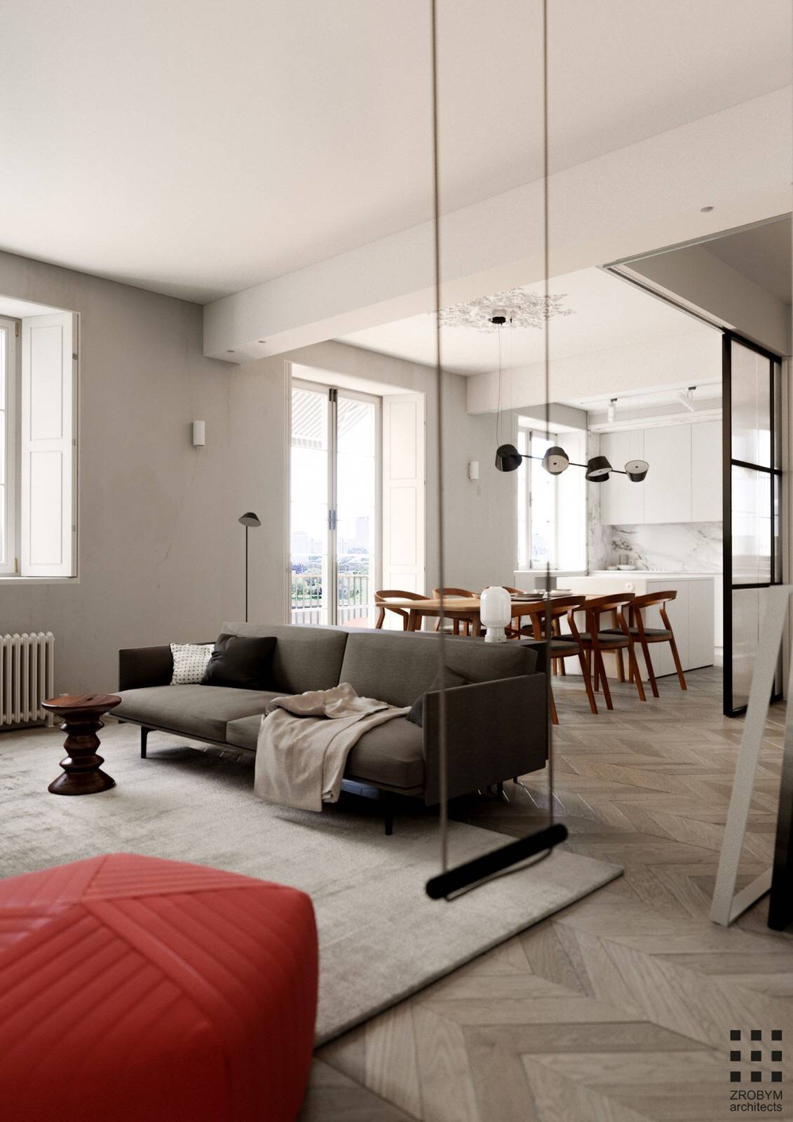 干净清爽的开敞式空间,硬装简单一点,家具软装好一点