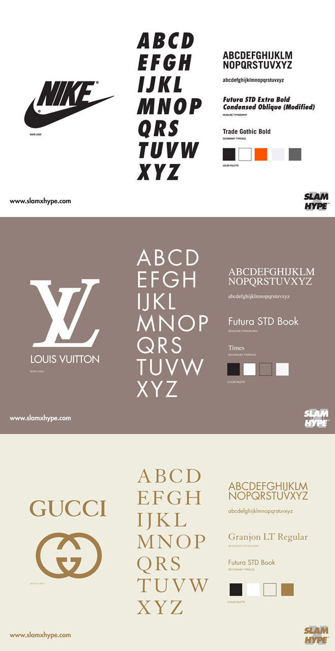 世界知名品牌字体设计