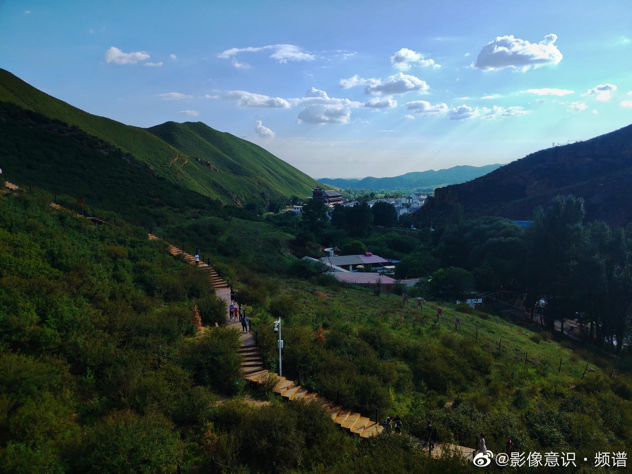 大青山健身步道图片