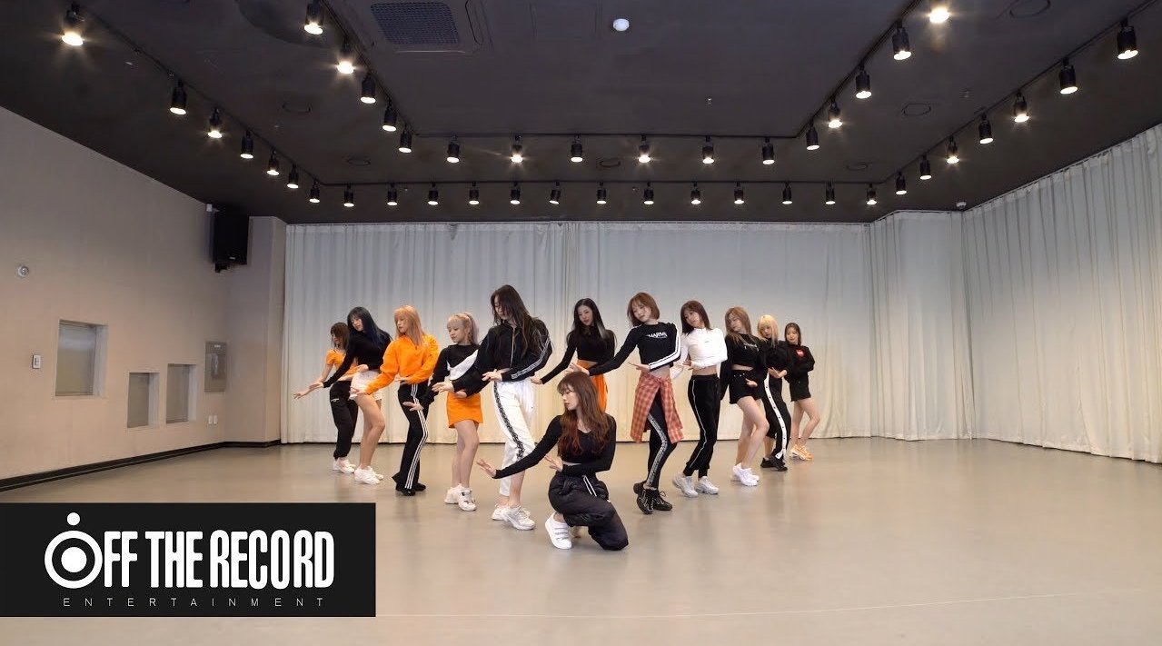 iz-one女团《fiesta》练习室官方舞蹈!