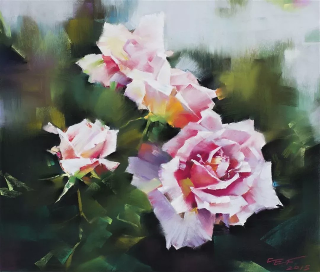 百家争鸣,各国色粉画名家作品欣赏