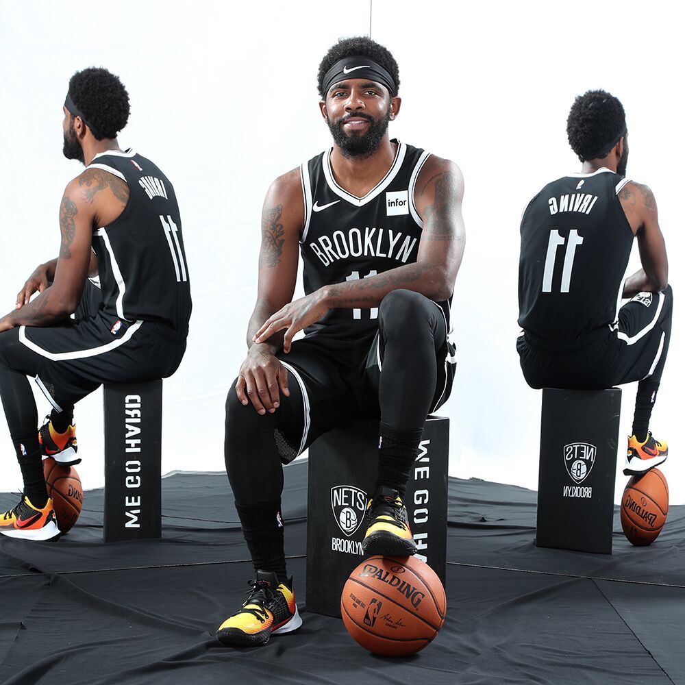 新的球衣,球鞋,篮网队新11号欧文新赛季定妆照!